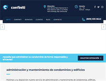 Tablet Screenshot of confiniti.com